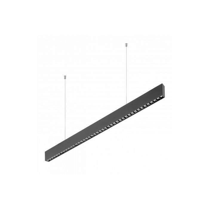 Oprawa liniowa biurowa VILIANA, świecenie dwukierunkowe, 30W+12W, 3780Lm, UGR<19, 4000K, IP20, czarna
