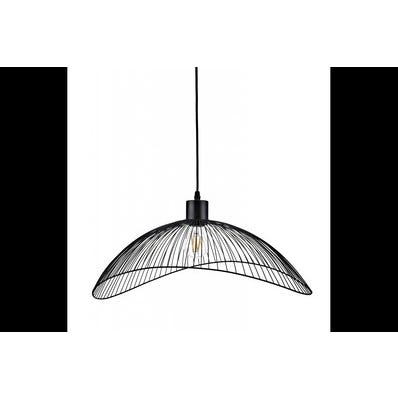 Oprawa sufitowa RETO 1 1x E27, czarny, średnica 40cm, materiał metal