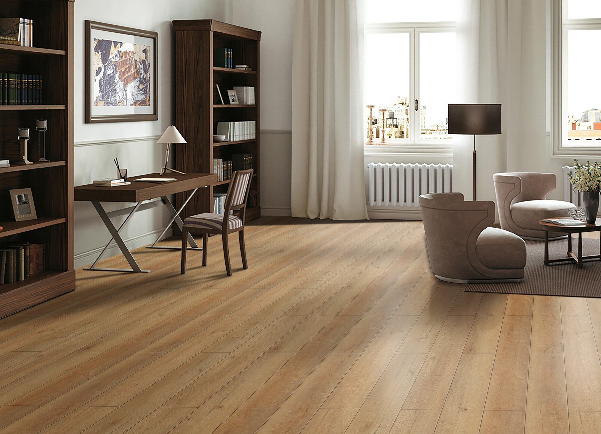 Panel podłogowy Dąb Węgierski AC5 8mm 4V op.2,411m2 wodoodporny 24h 1