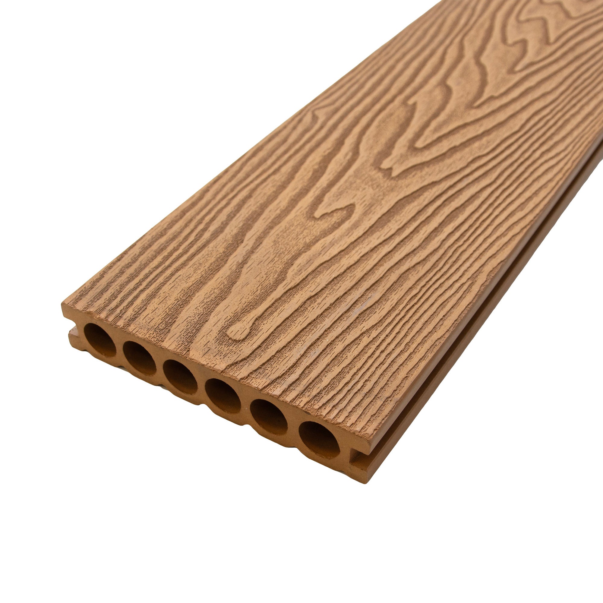 Deska tarasowa, kompozytowy, wym. 25X140X2400 mm, teak