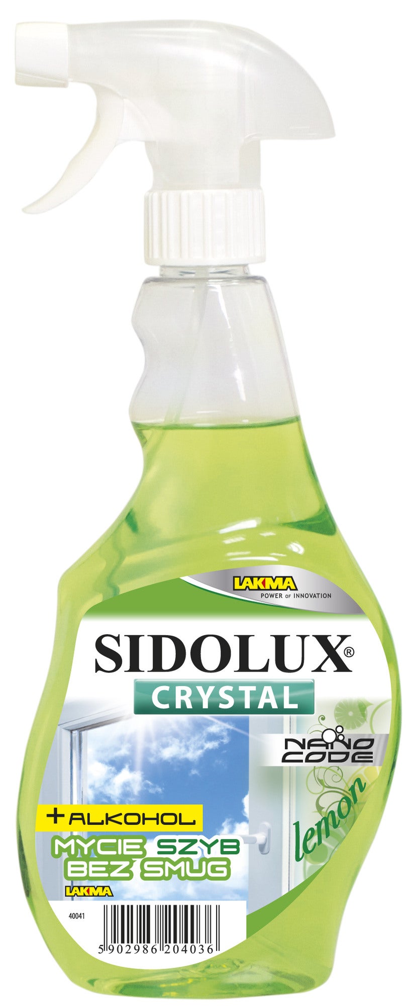 Płyn do szyb Sidolux Crystal Lemon 0,5l
