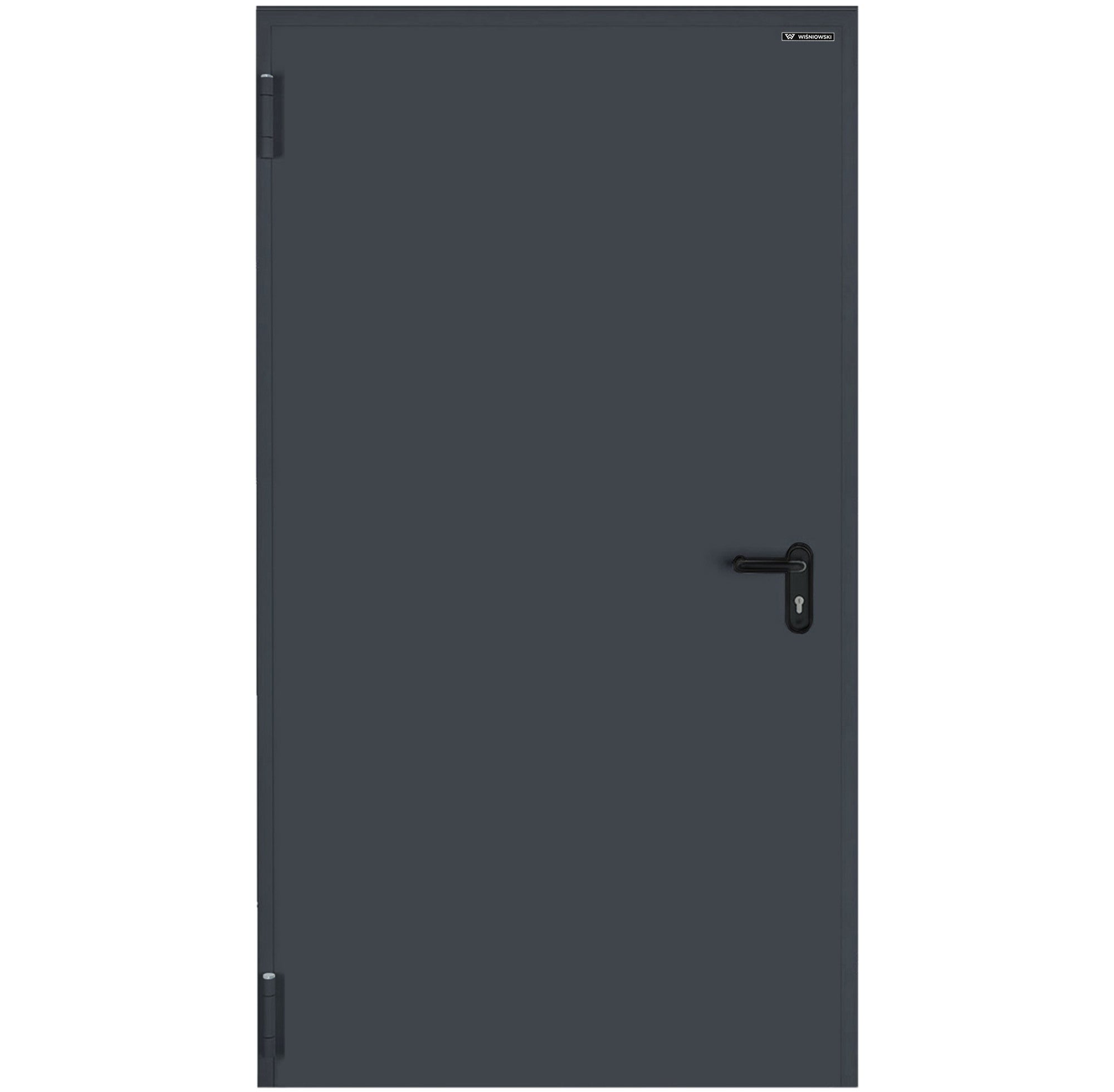 Drzwi techniczne Technical 60, 920x2060,RAL 7016, lewe