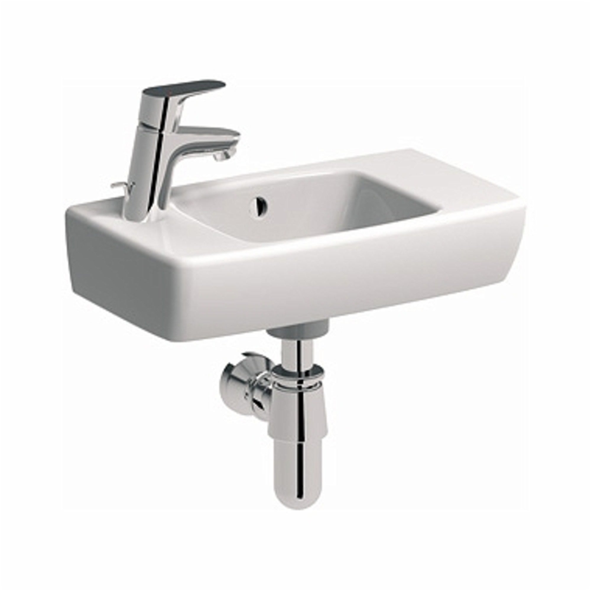Umywalka Geberit Selnova Compact 45 cm lewa 500.319.01.5