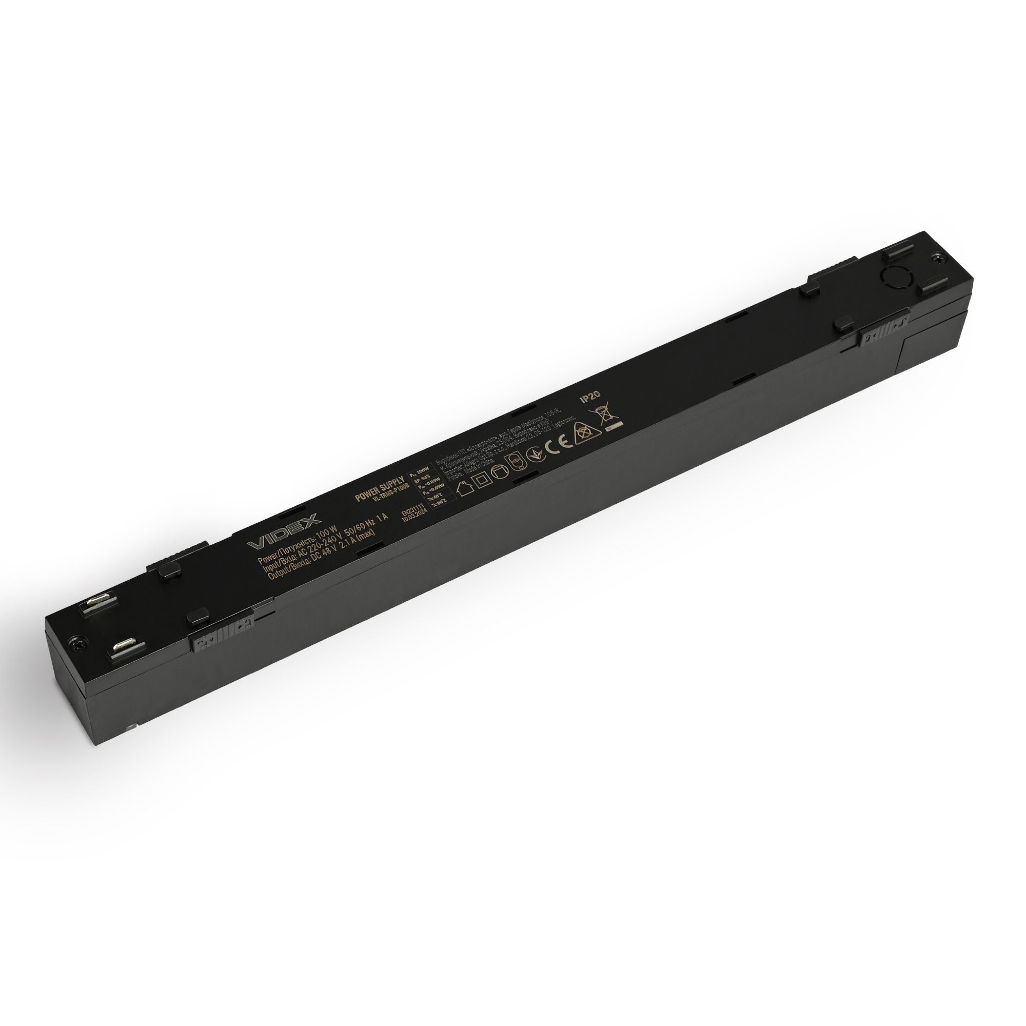 1-fazowy zasilacz magnetyczny 100W IP20 czarny 1