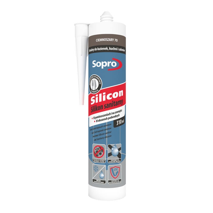 Silikon Sopro 70 ciemnoszary 310ml
