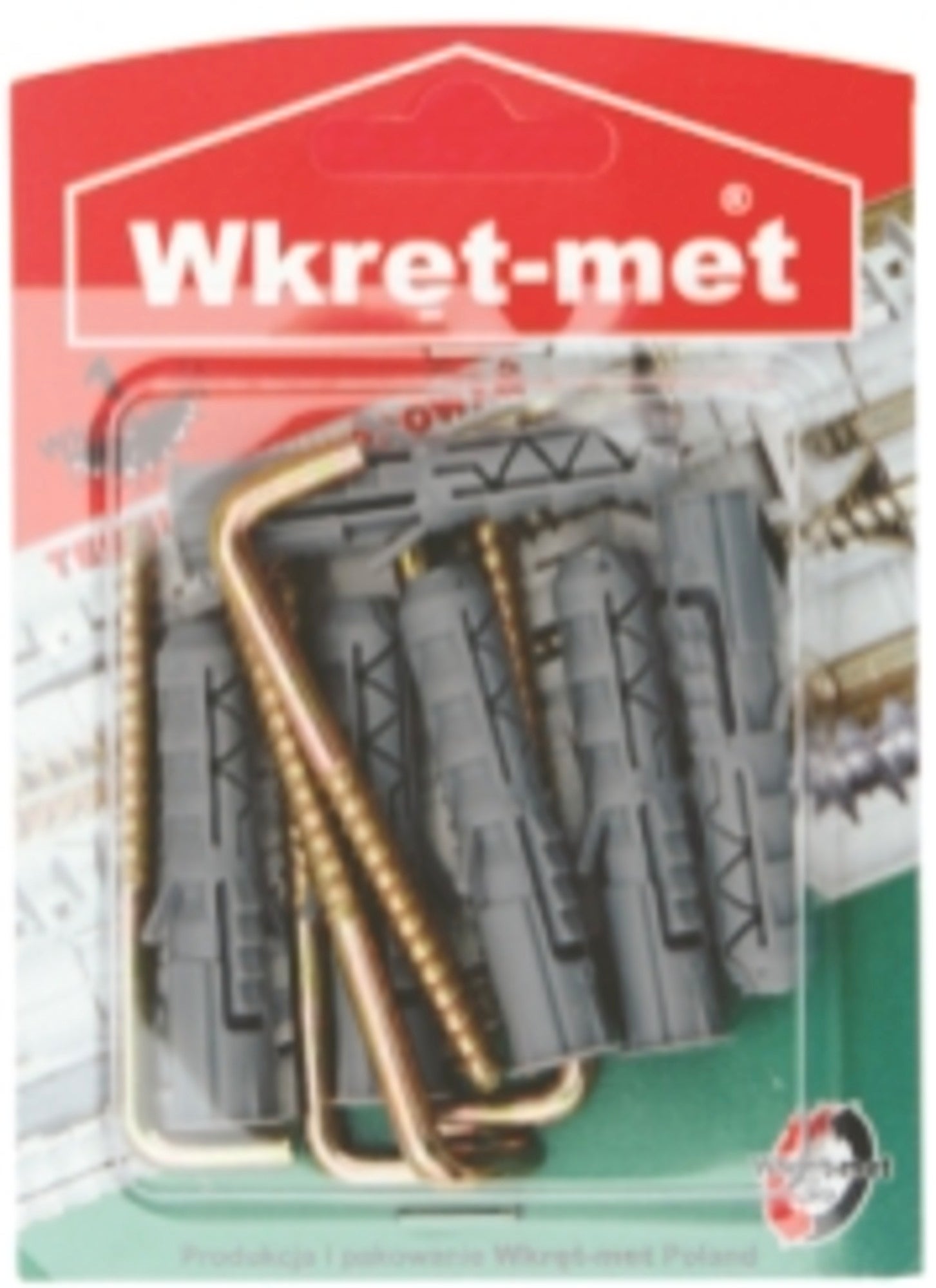 Kołek rozporowy z hakiem prostym fi 10 5 szt. 0