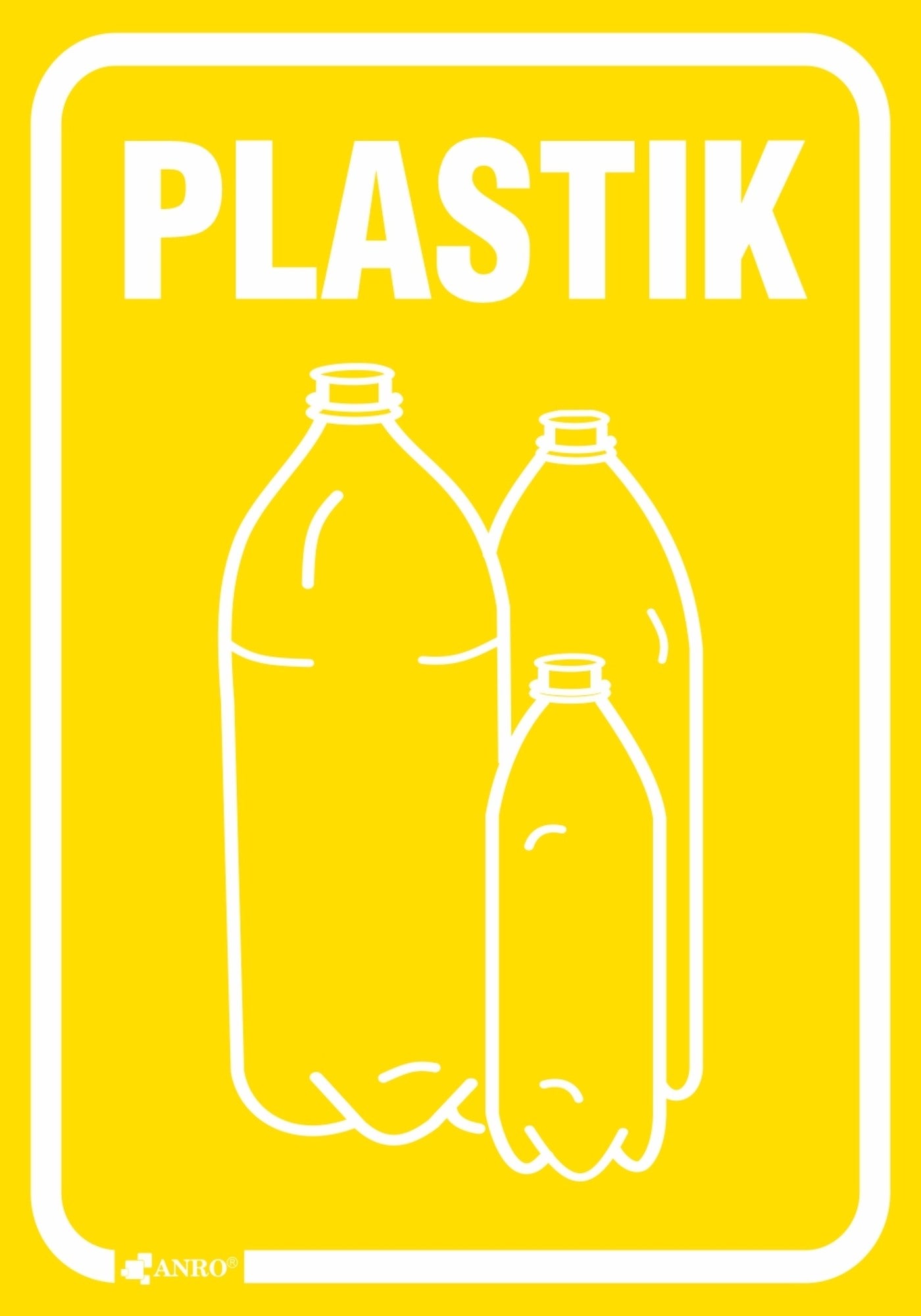 Znak informacyjny PLASTIK 0