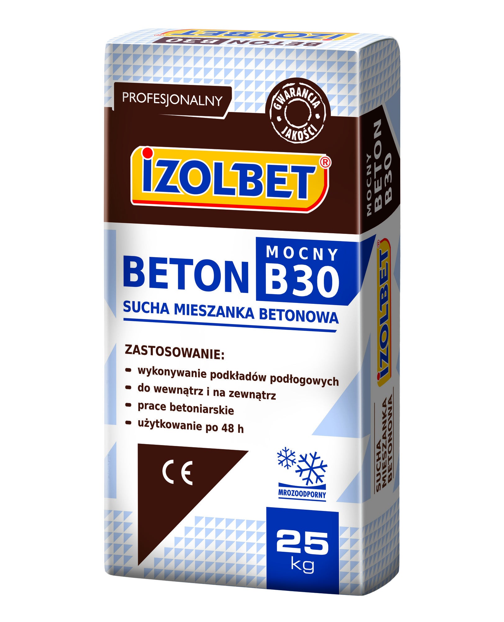 Sucha mieszanka Beton B-30 Izolbet 25 kg 0