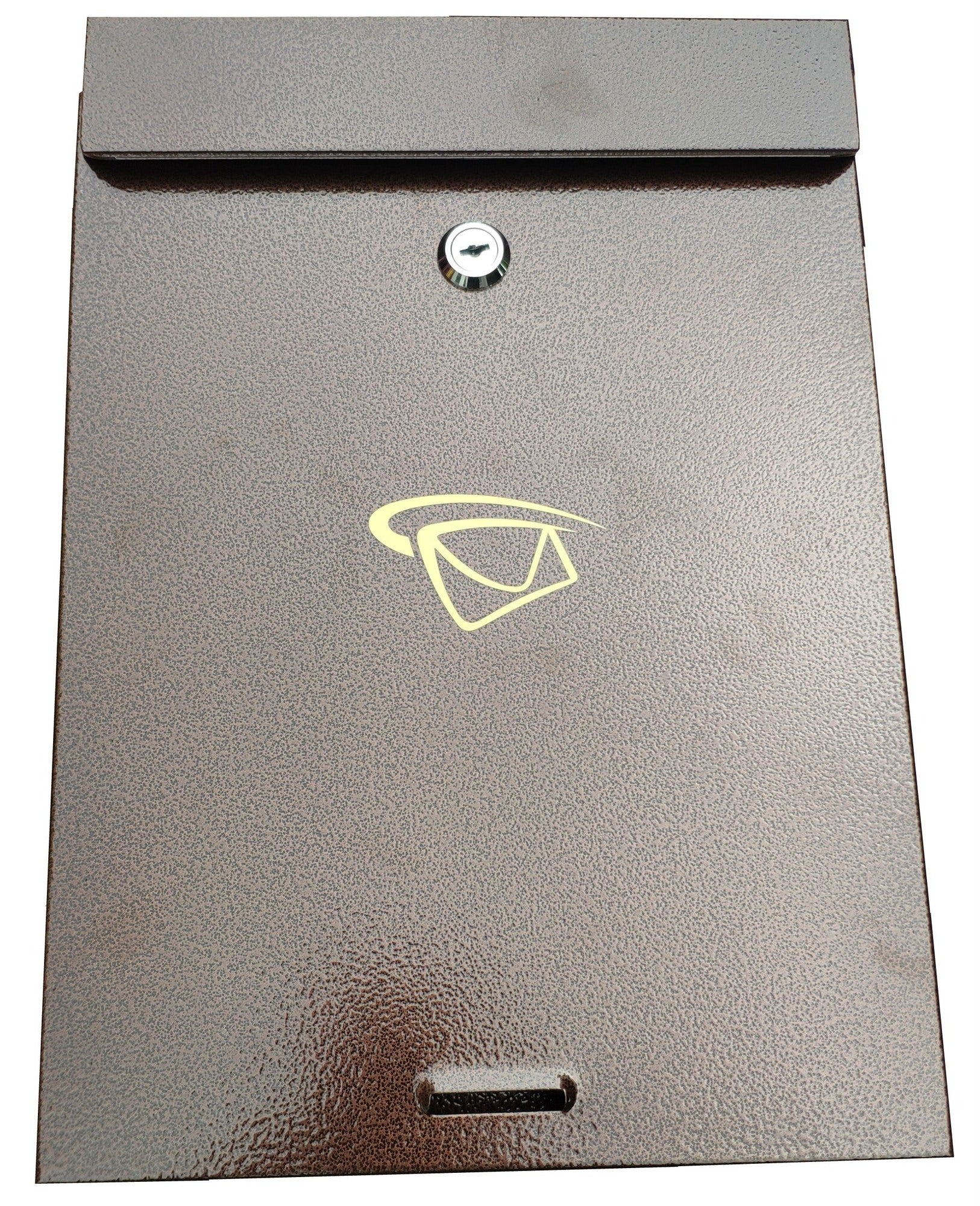 Skrzynka na listy 35 x 25 x 6 cm miedziana