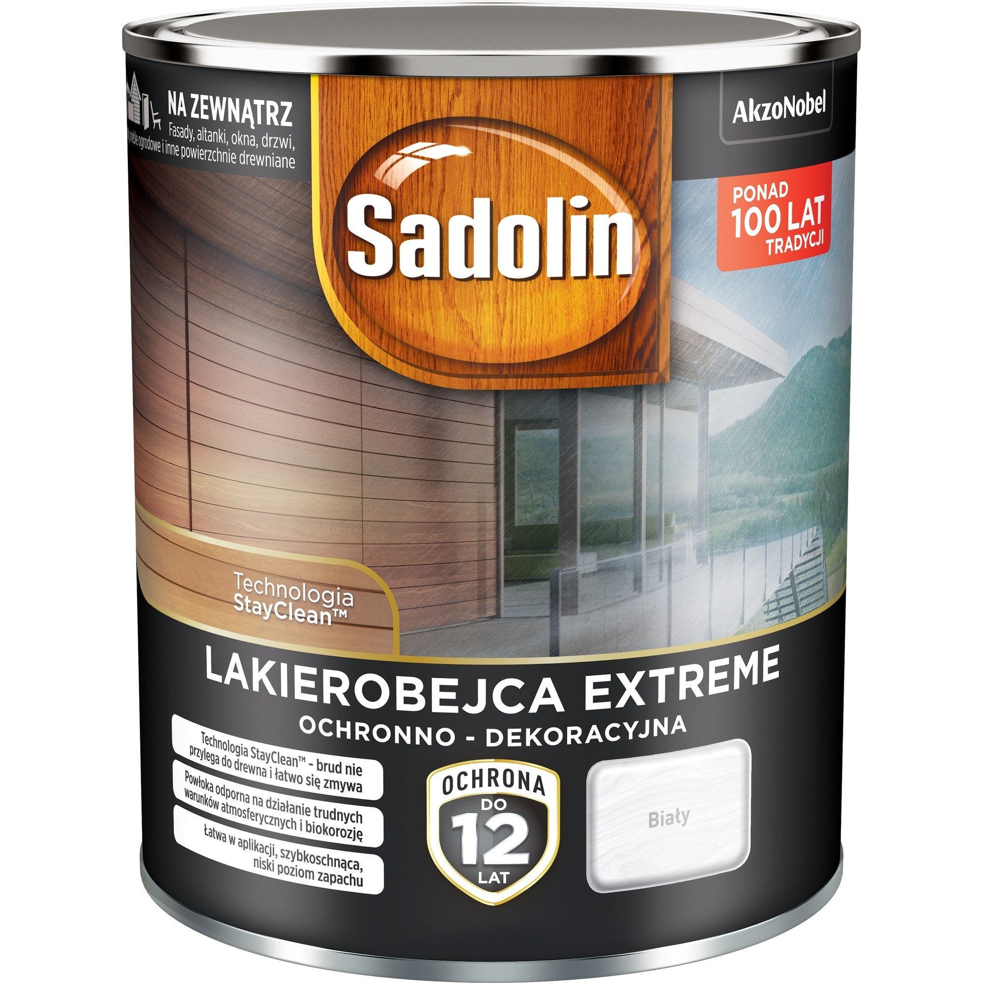Lakierobejca Sadolin Extreme biały 0,7l 0