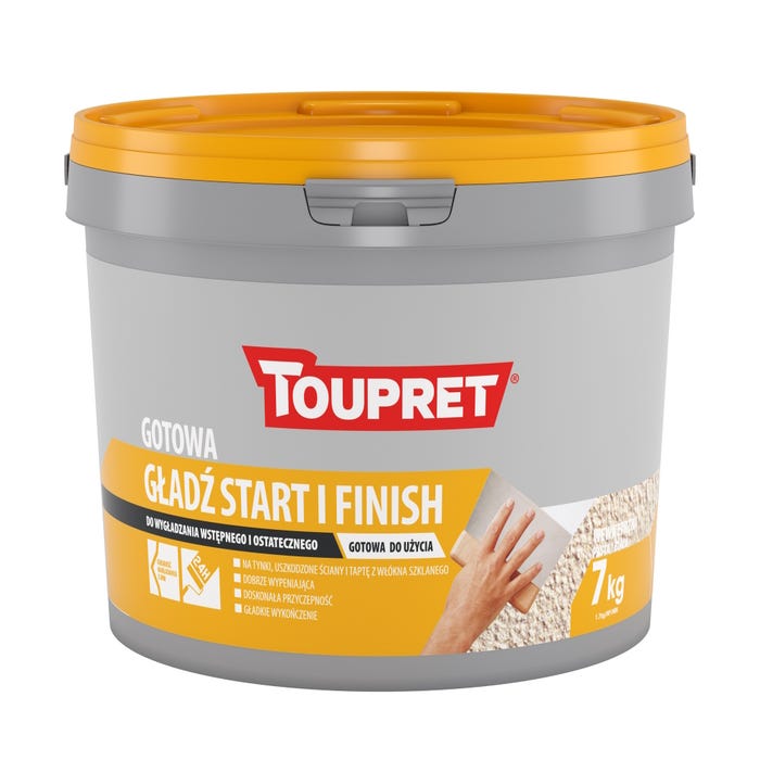 Gotowa gładź start i finish Toupret 7kg