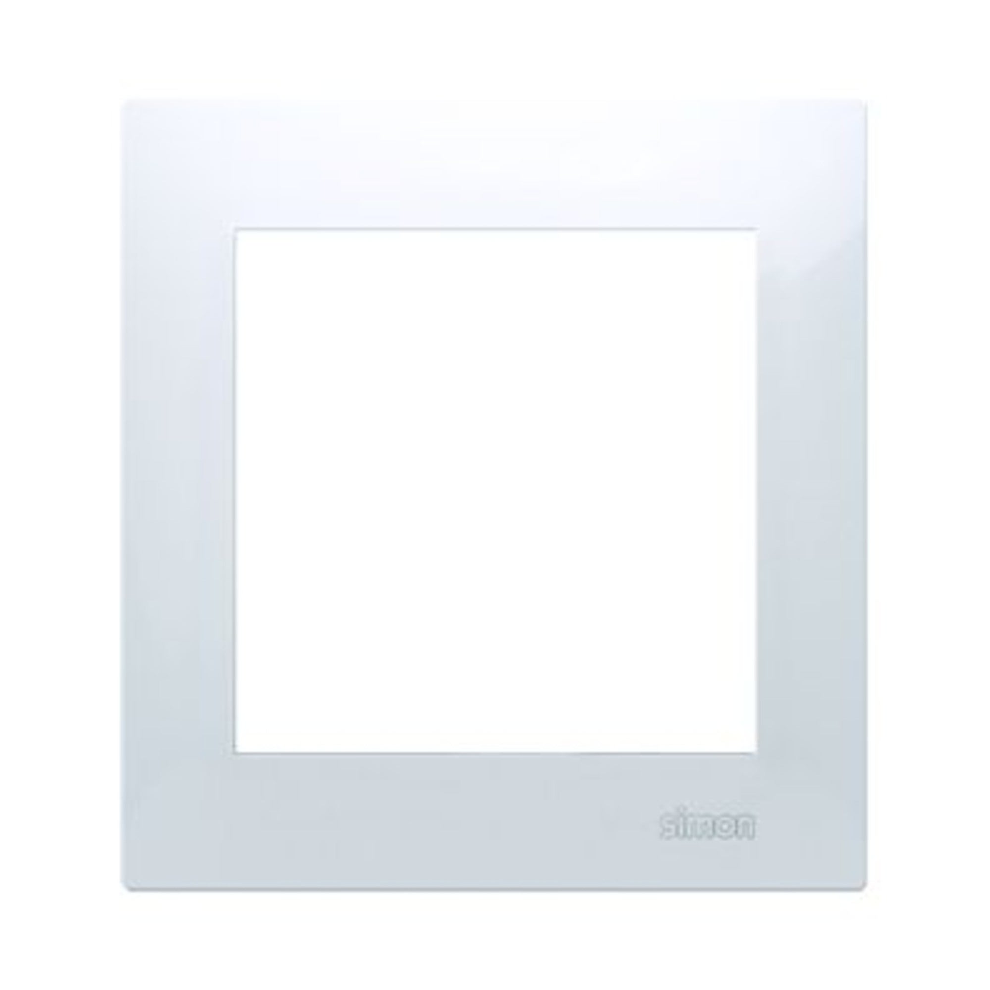 Simon 54 biały ramka x1 1