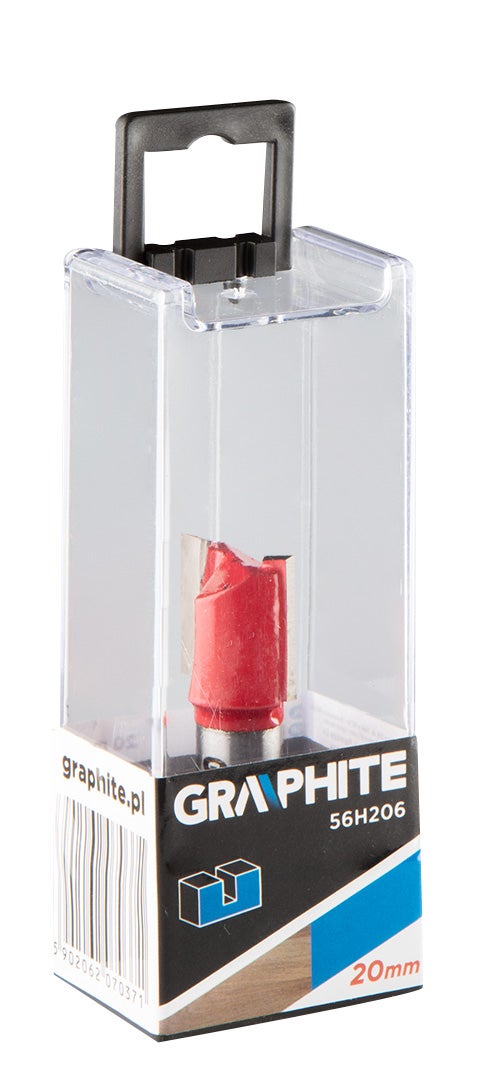 Frez palcowy dwuostrzowy 20x19 mm, trzpień 12 mm 3