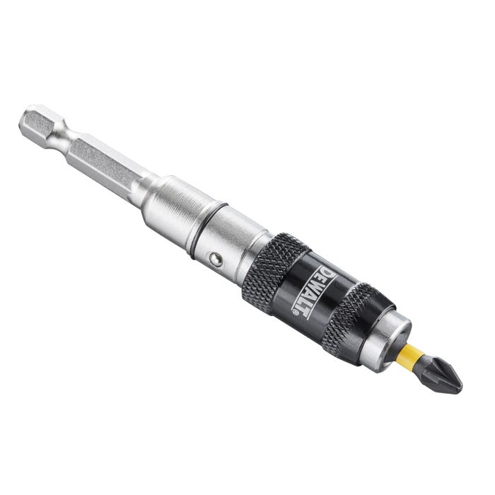 Kątowy adapter magnetyczny do końcówek 1/4" + końcówka udarowa PZ2 DeWalt