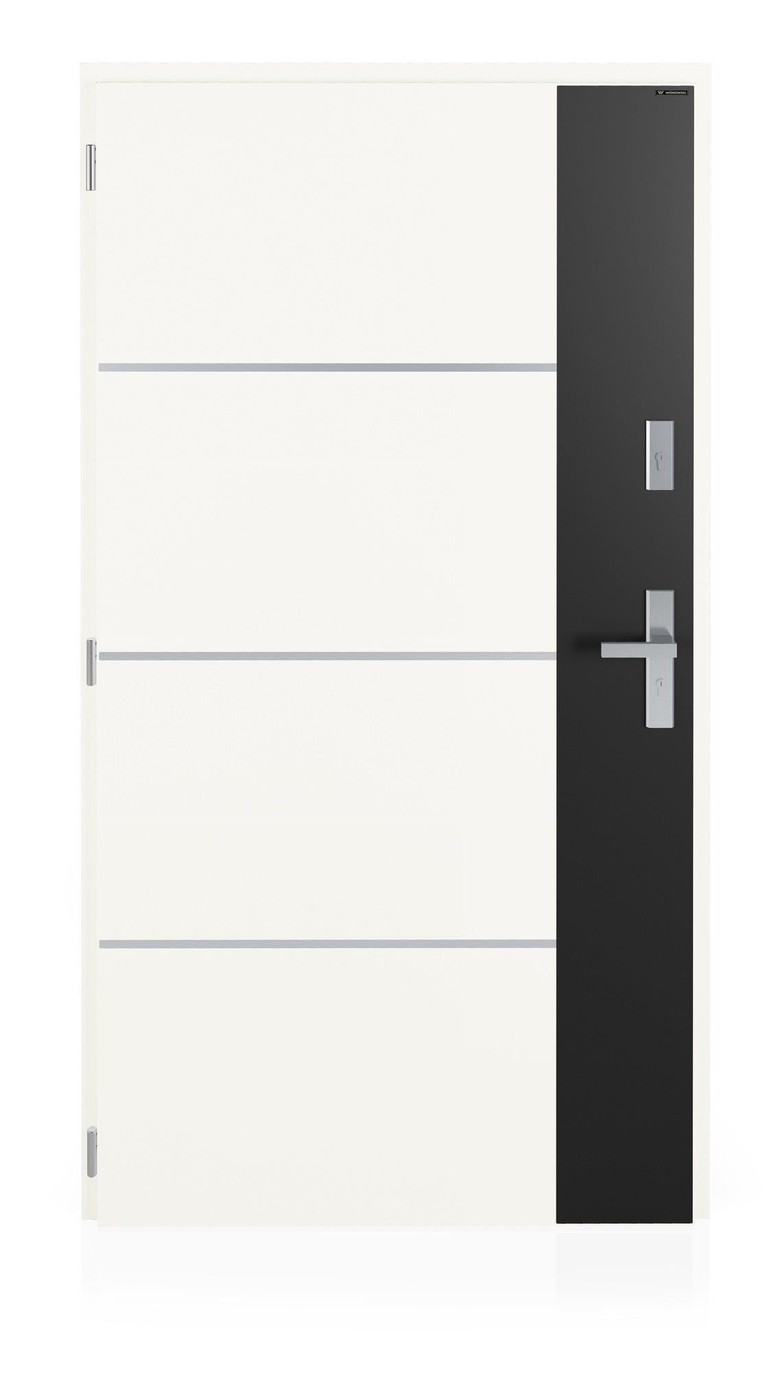 Drzwi zewnętrzne Nex Solid białe (RAL 9010) 90 lewe