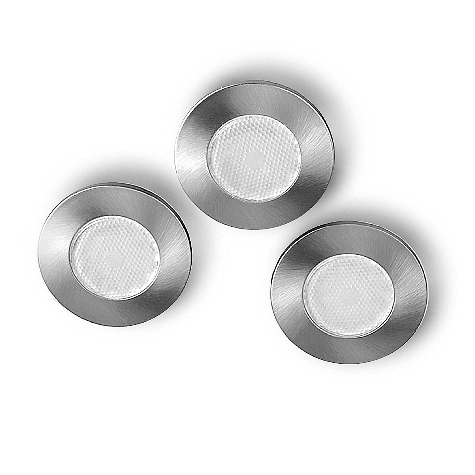 Zestaw opraw podszafkowych Bari LED 3x1,5W 80lm 2700K IP20 satyna