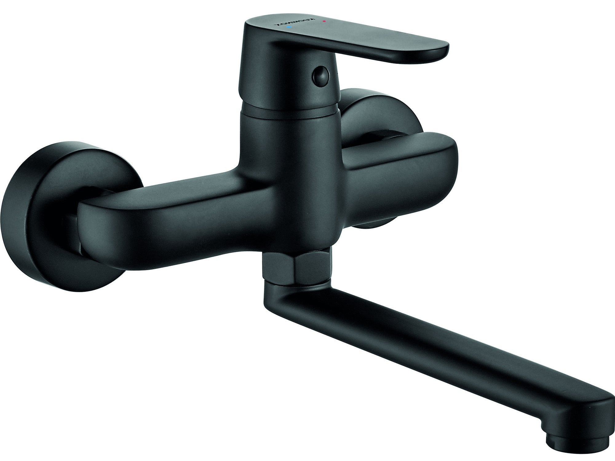 Bateria umywalkowa ścienna Kuchinox Dima czarna