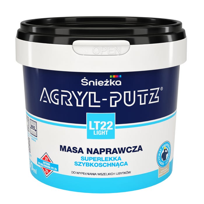 Gładź szpachlowa Śneżka Acryl Putz Light 0,75l