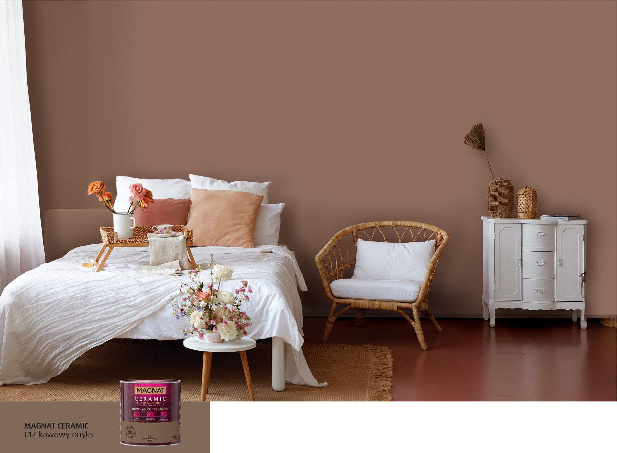 Farba Magnat Ceramic kawowy onyks 2,5l 1