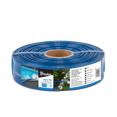 Wąż płaski 1 1/4" z opaską, 10 m