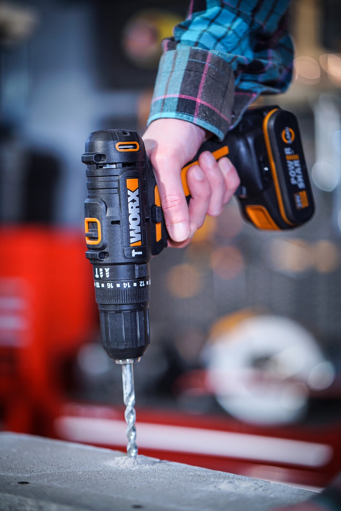 Wiertarko-wkrętarka 20V WX100 Worx / 1 x 2,0Ah 1