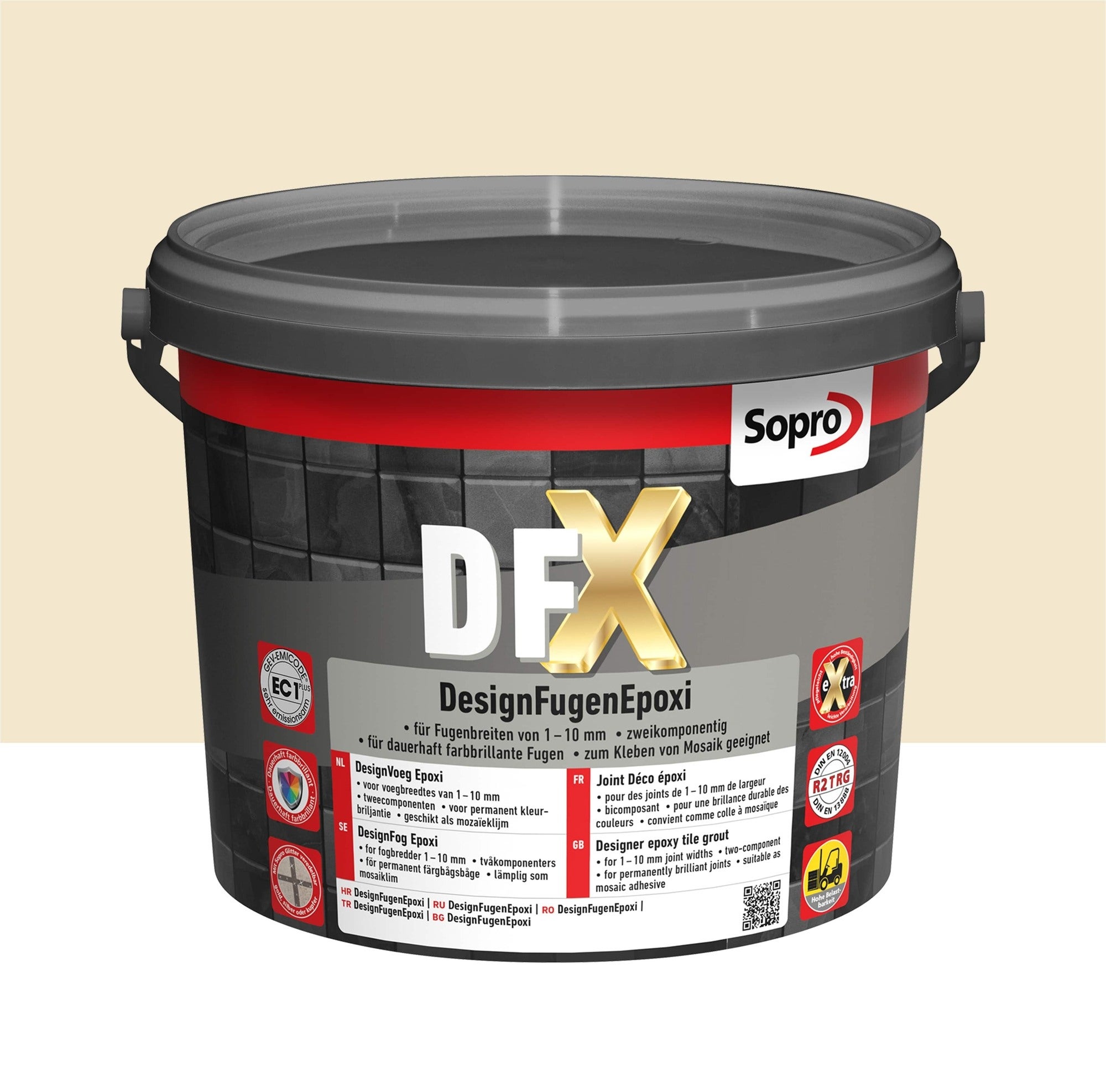 Fuga epoksydowa DFX jasny beż 29 3kg