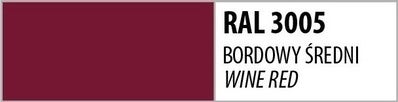 Spray Lakier akrylowy Ambro-Sol bordowy średni RAL3005 400ml 1