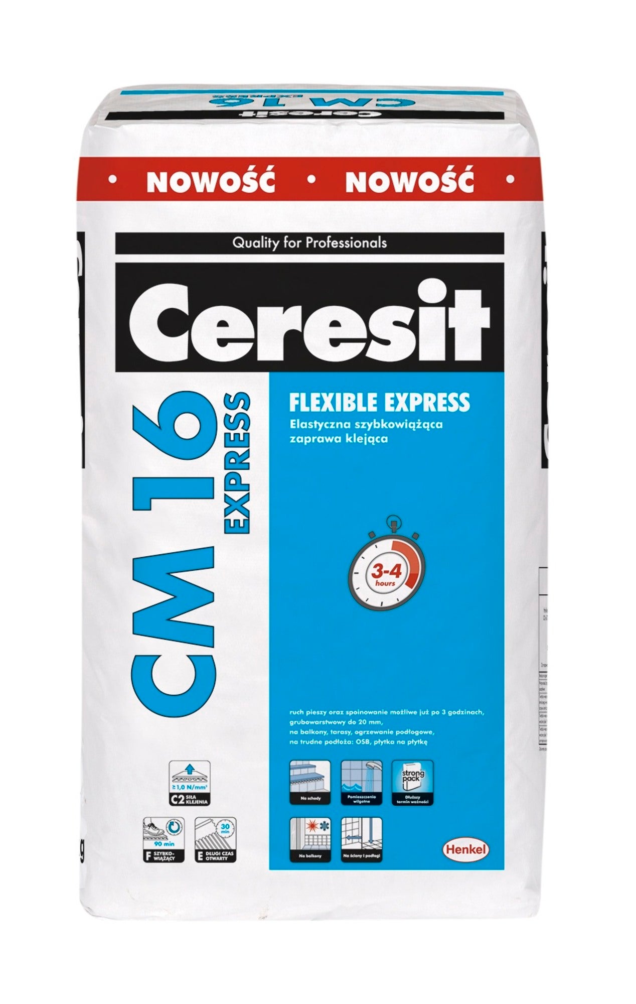 Zaprawa klejowa CM16 Express 25 kg 0