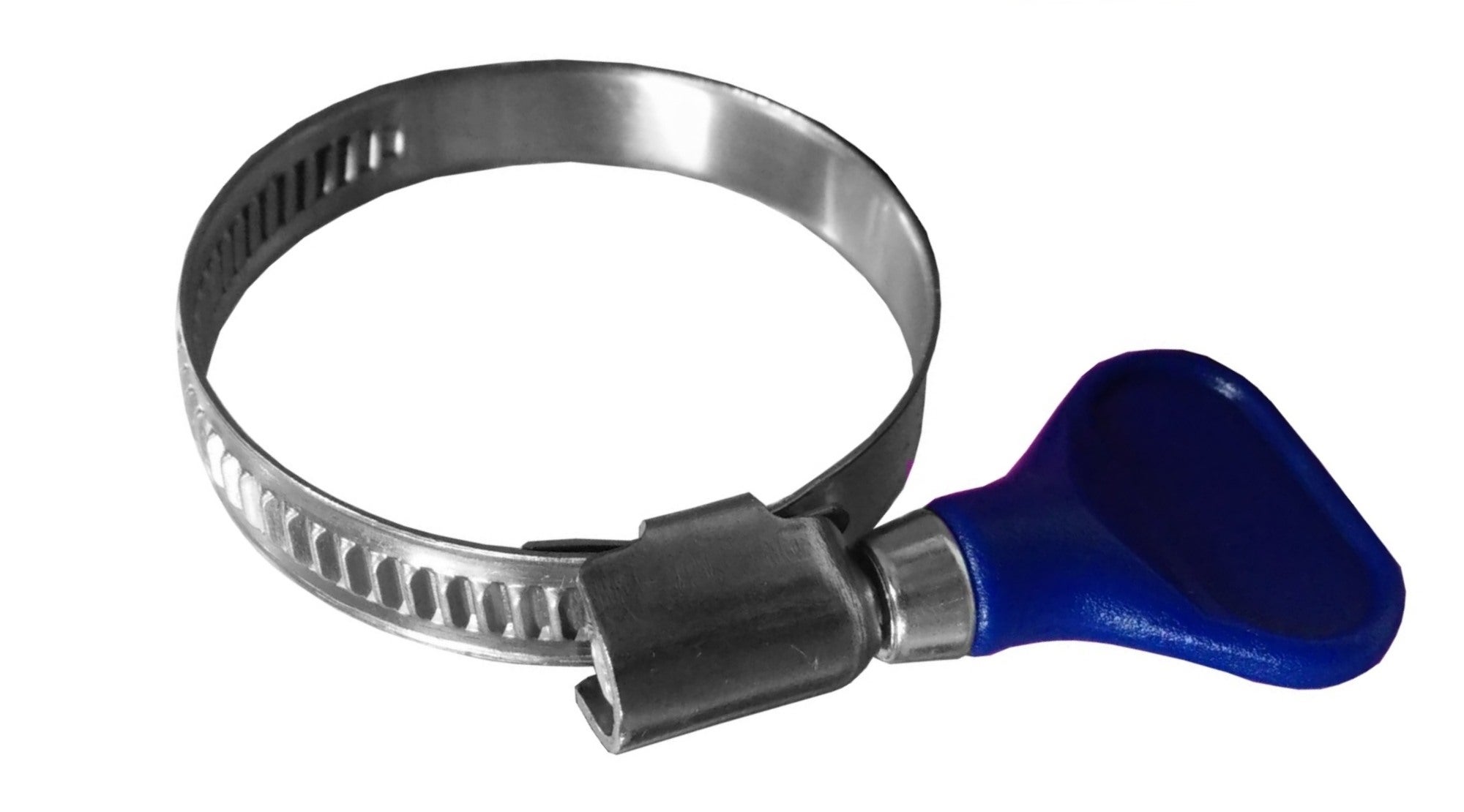 Opaska ślimakowa nierdzewna z motylkiem 12-20 mm 1