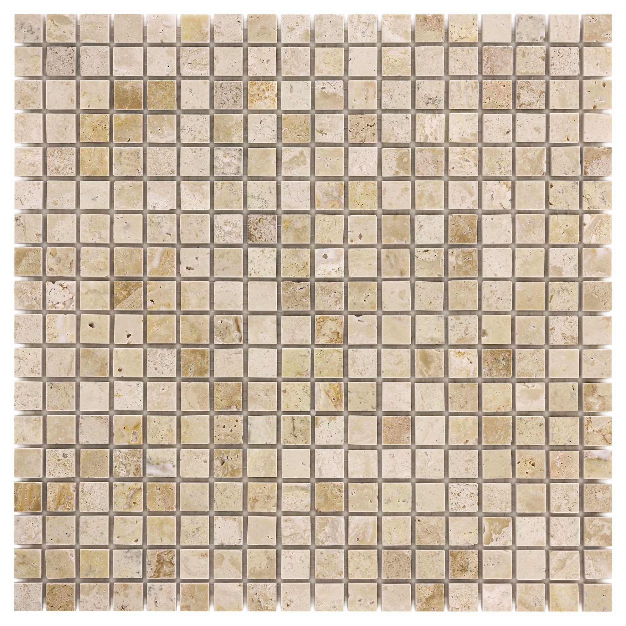 Mozaika kamienna Travertine cream 15 30.5x30.5 cm