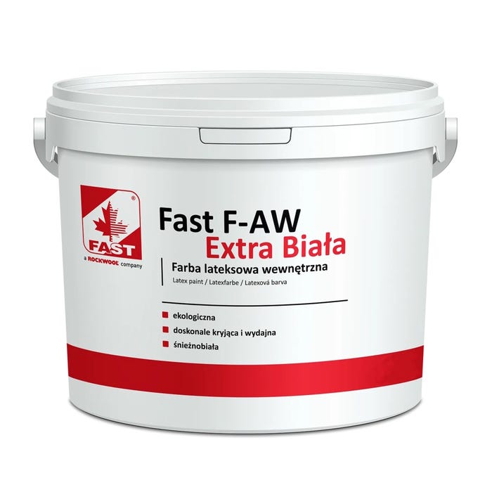 Farba lateksowa Fast biała 4l