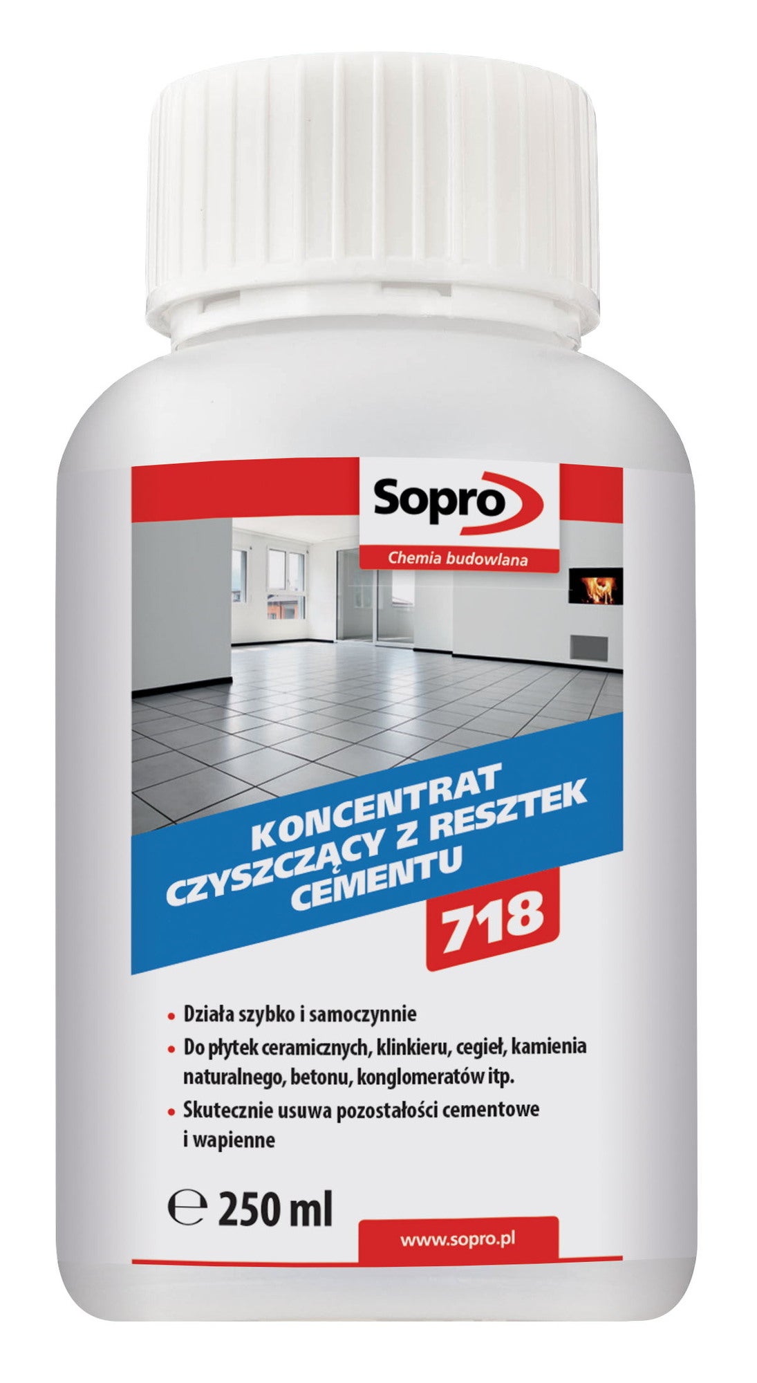 Koncentrat ZE 718 Sopro czyszczący z resztek cementu 0.25 l 0