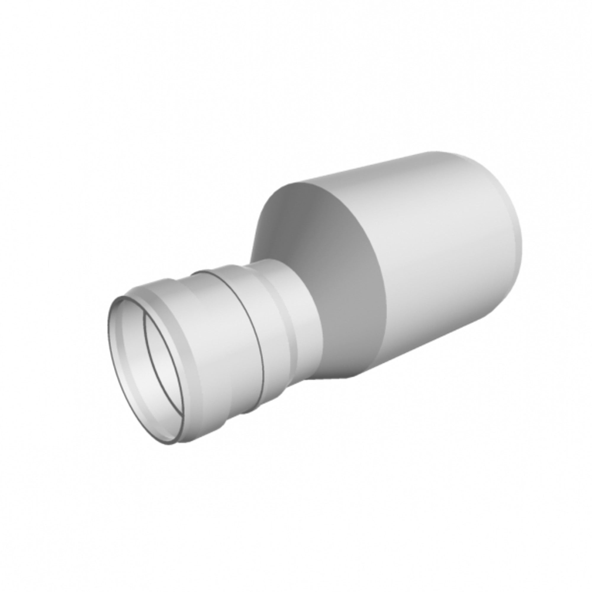 Redukcja kanalizacyjna mimośrodowa z kielichem 32/50 mm 1