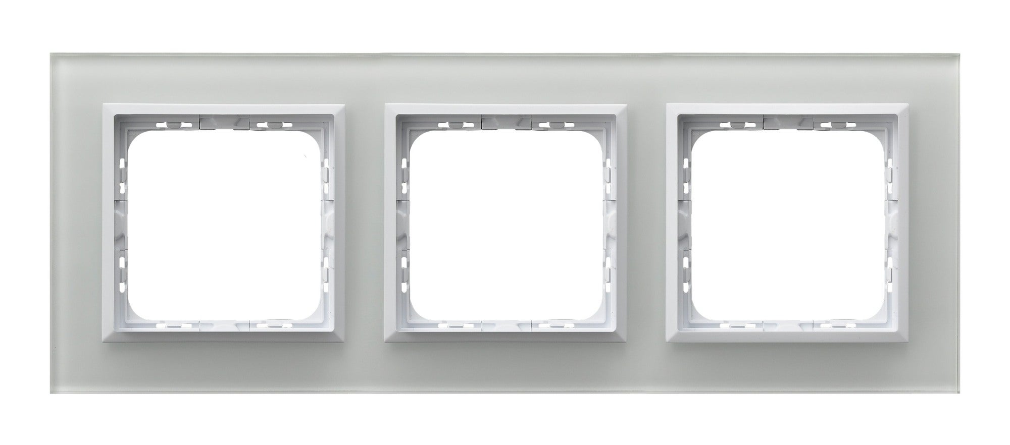 Ospel Sonata ramka szkło białe potrójna