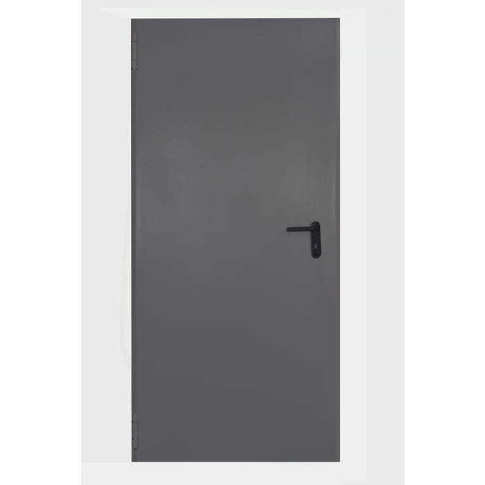 Drzwi przeciwpożarowe EI2 30 1010x2050 uniwersalne RAL 7016