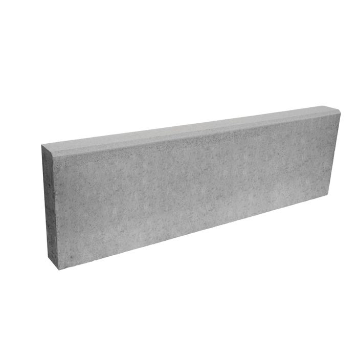 Obrzeże chodnikowe Pater grafitowe 100x20x6 cm
