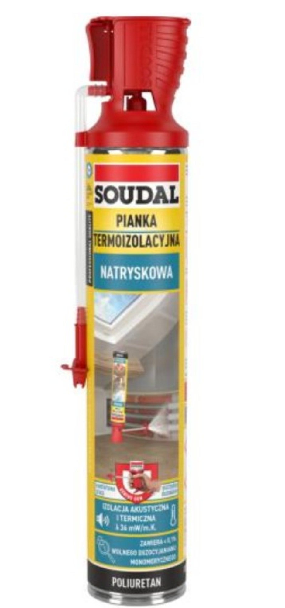 Pianka termoizolacyjna natryskowa Genius Gun 700 ml Soudal