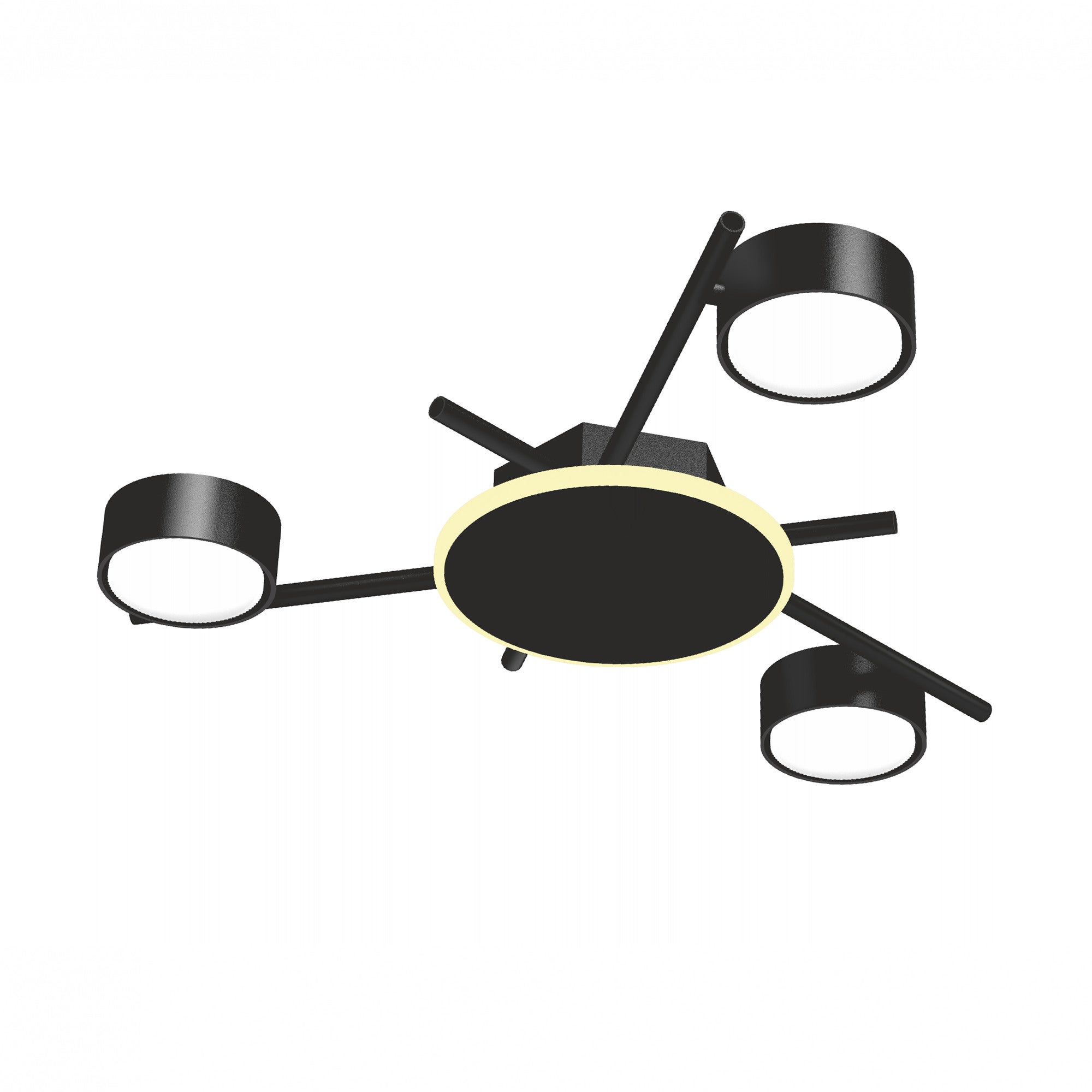 Oprawa sufitowa SPF20B-BB 3xGX53 IP20, czarna