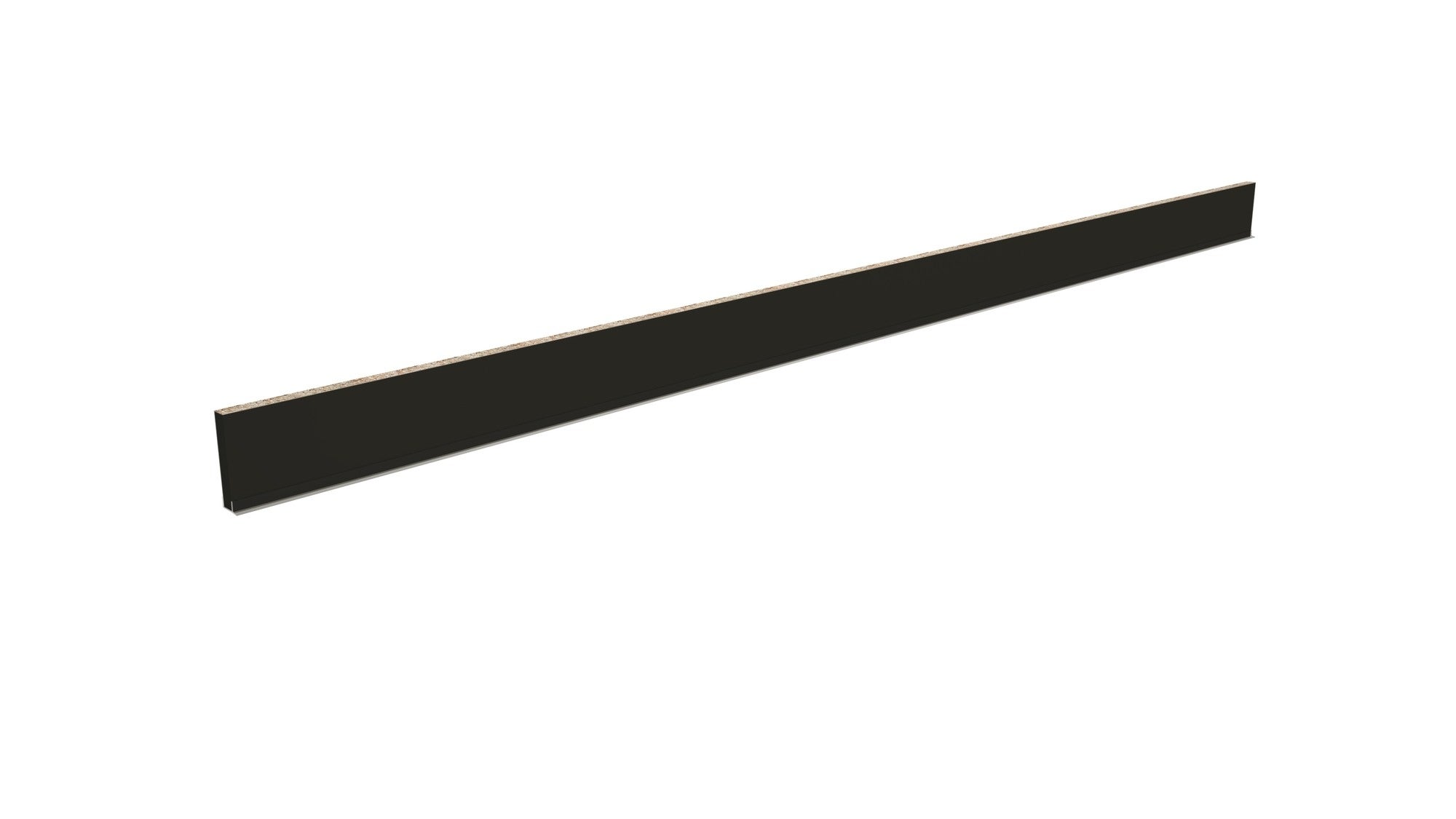 Cokół z uszczelką płyta czarny 2000x100mm