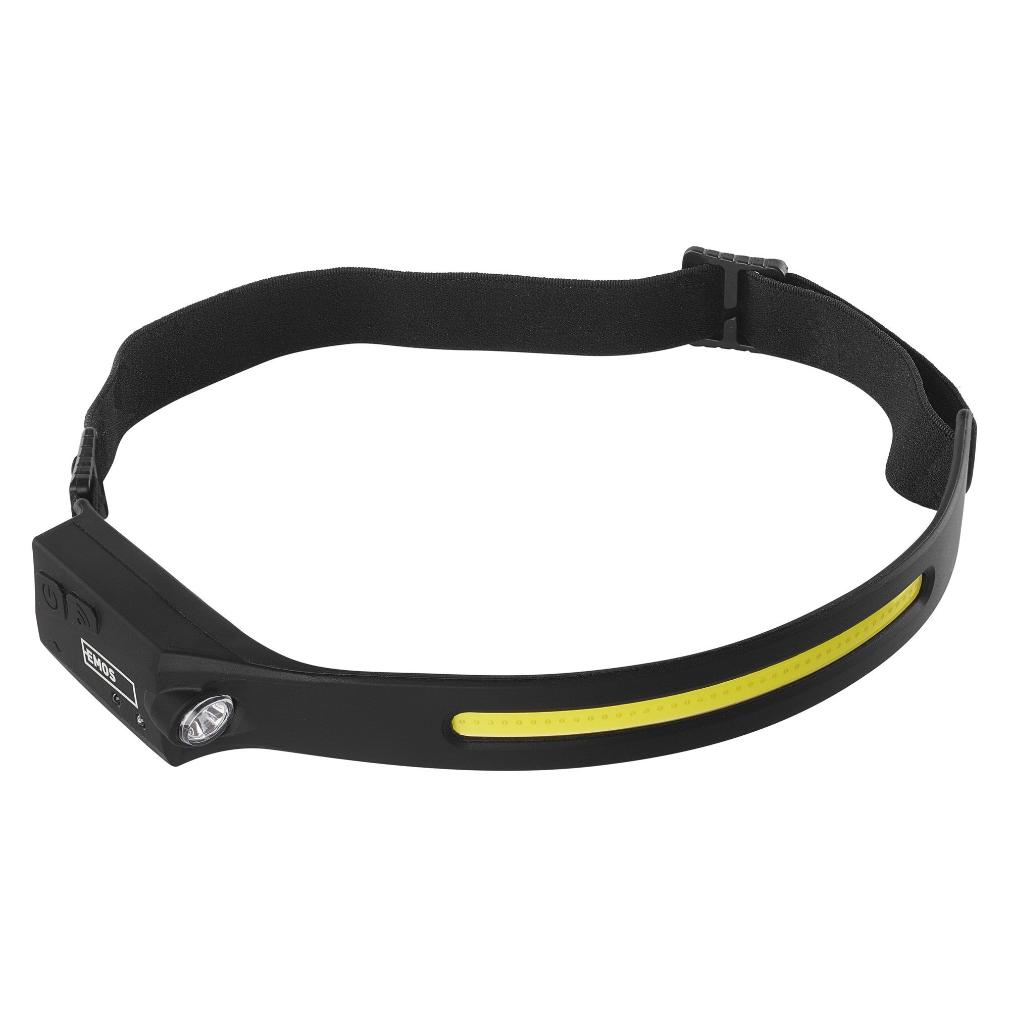 Latarka czołowa LED Ładowalna 1200 mAh COB 380Lm czas pracy min. 3h IP43 zasięg 160m elastyczna