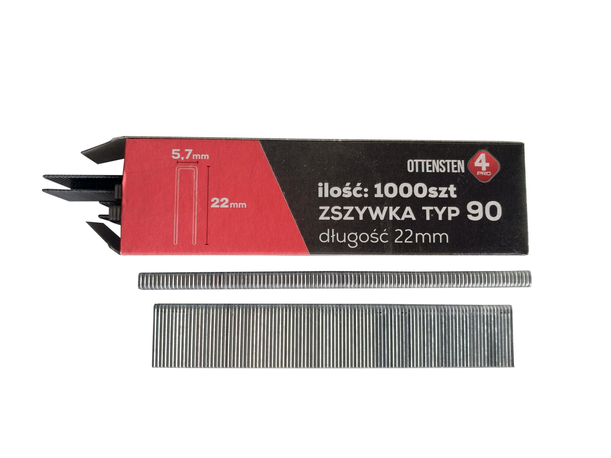 Zszywki 90/22 mm, 1000 szt.