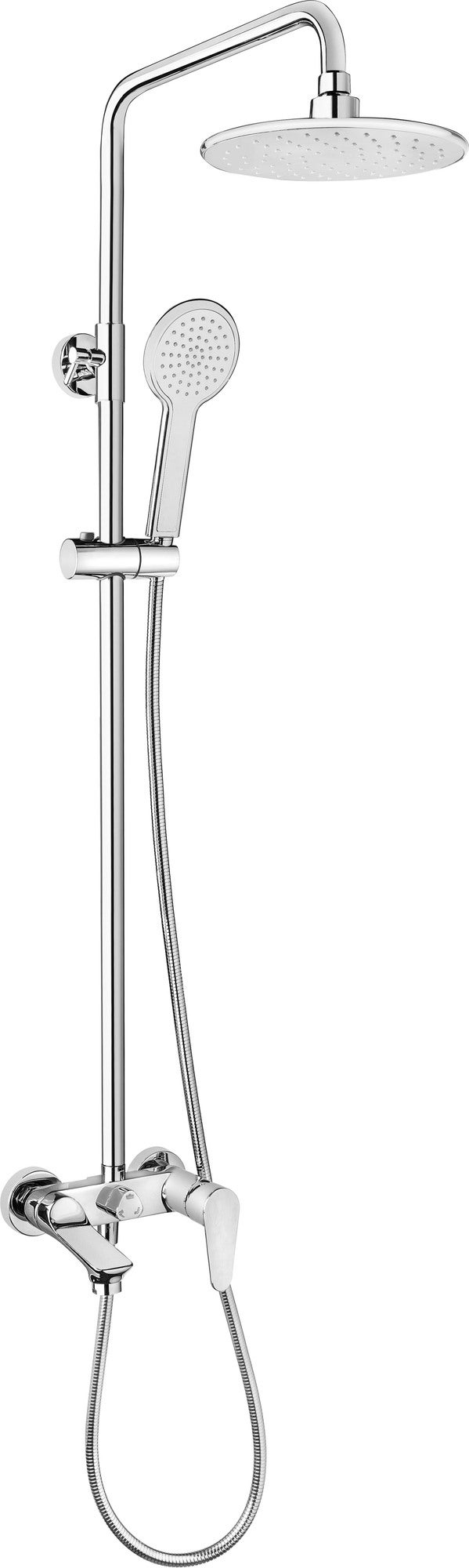 Kolumna prysznicowa z baterią wannową Deante Jaskier chrom