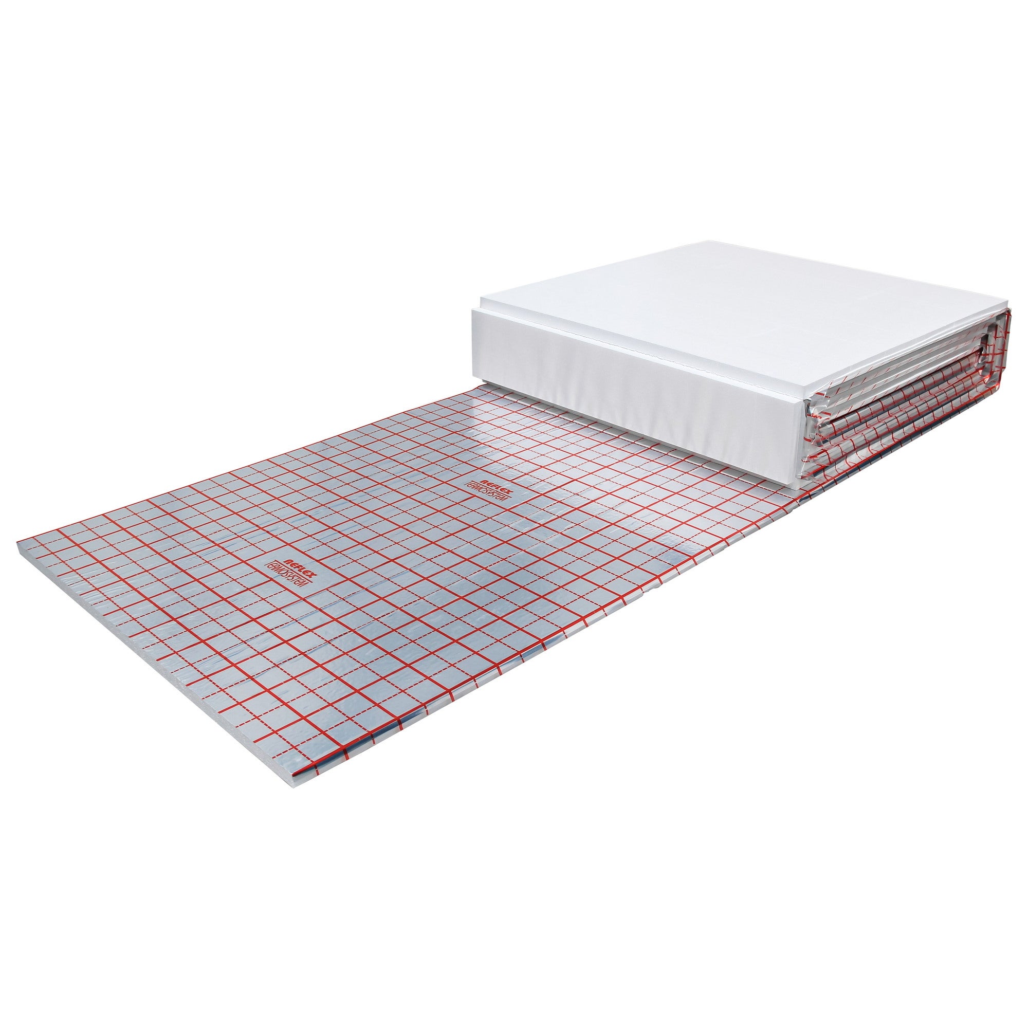 Płyta izolacyjna do ogrzewania podłogowego-Izorol-L-Alu Pack 2x5mb x 1m grubość 30 mm 0