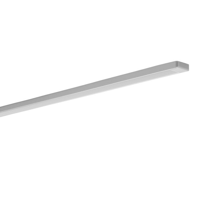 Zestaw profil aluminiowy natynkowy do taśm LED 8-10mm anodowany srebrny 1m Micro 6x15mm