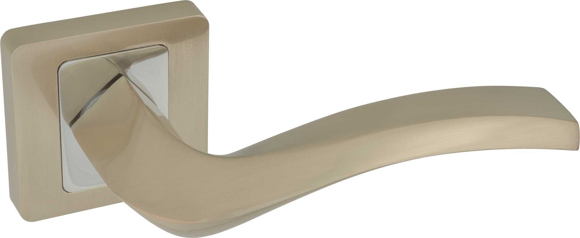 Klamka Cortina z krótkim szyldem nikiel/chrom