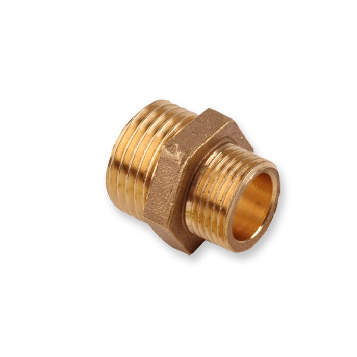 Nypel redukcyjny mosiężny GZ 3/4x1/2"