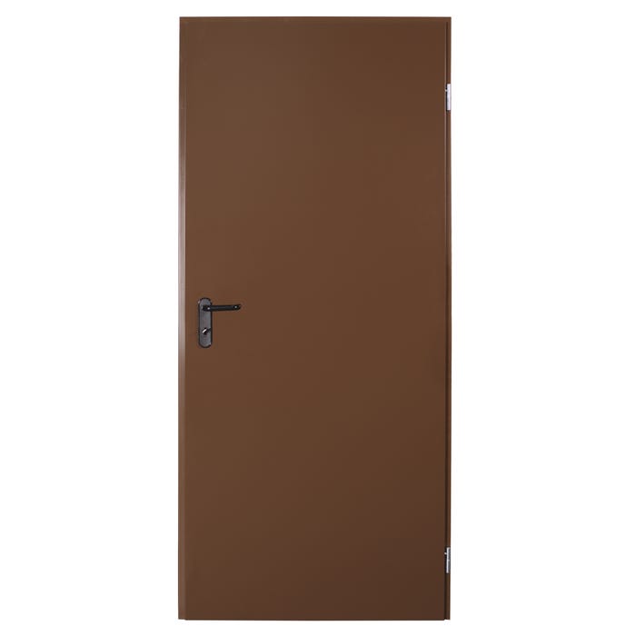 Drzwi techniczne ZK Iso brąz 70 uniwersalne