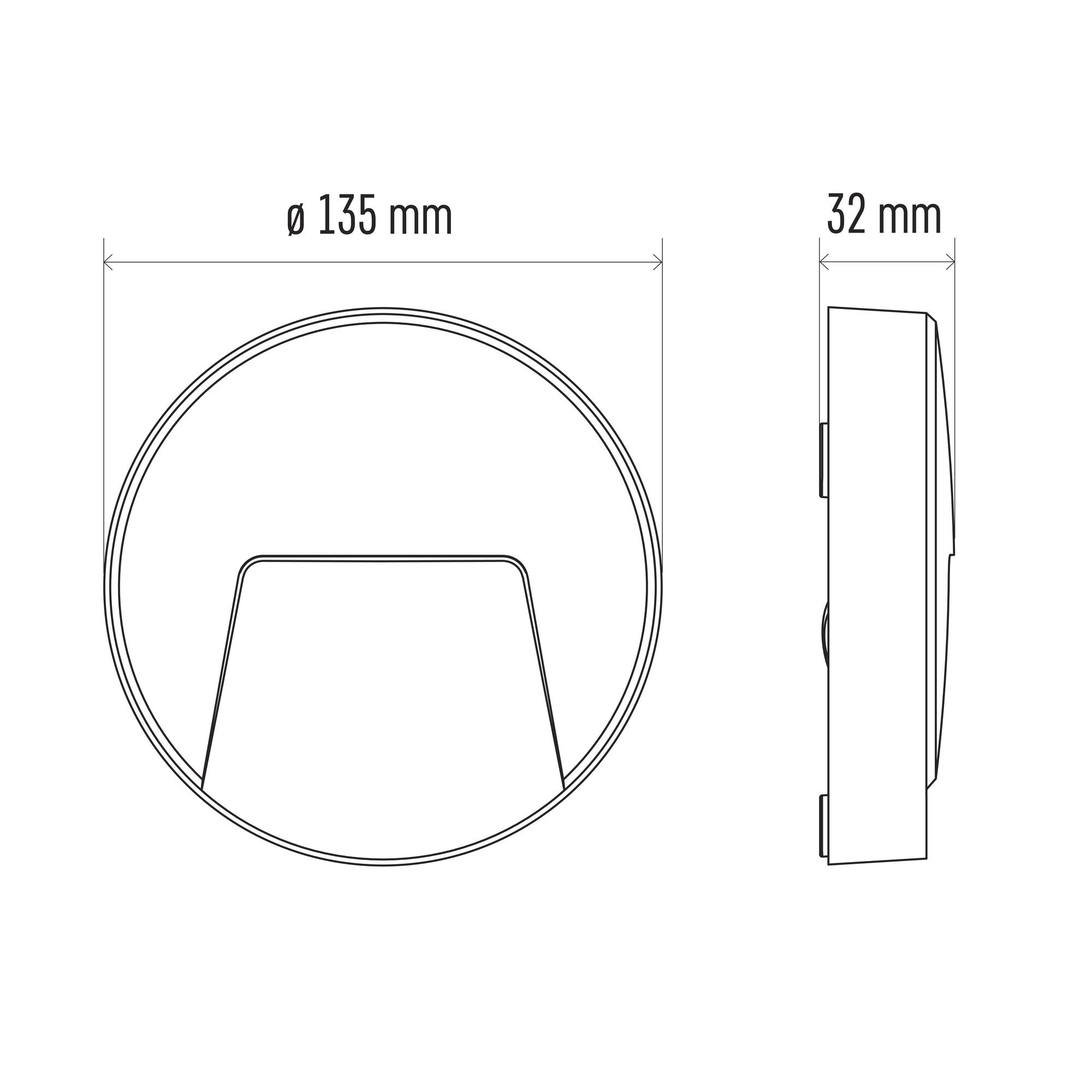 Oprawa LED ZC0113 3W 100lm IP65 okrągła 5