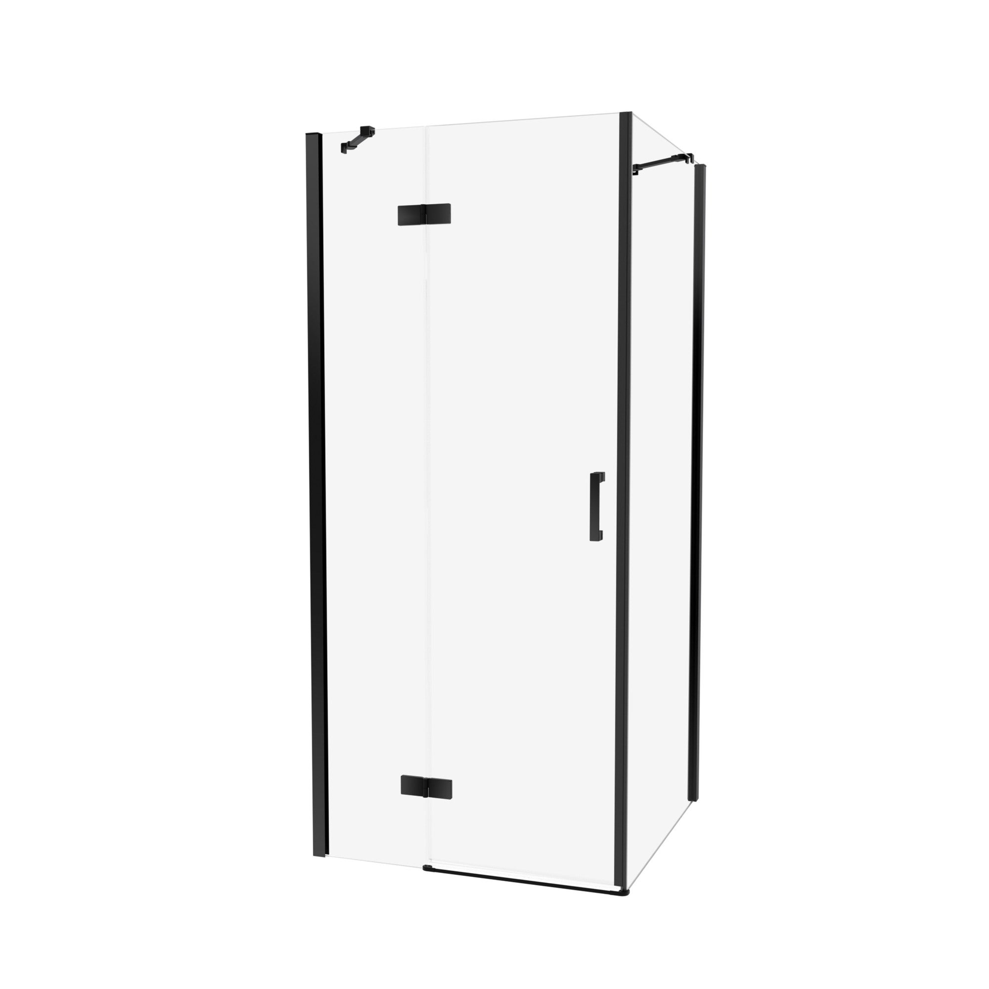 Kabina prysznicowa Kabri Primera Black lewa 90x90 cm