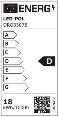 Oprawa zintegrowana LED SEVA 60CM 18W 2700LM 4000K IP65 1